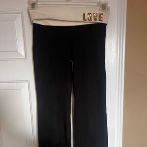 Victoria's Secret Black Wide Leg Pants